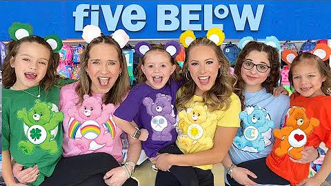 CAREBEARS SHOPPING CHALLENGE AT FIVE BELOW 🌈🧸 ​⁠#shopping #challenge #cute #funny #toys #shop