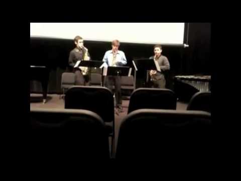 Drew Zaremba - "Trio for Woodwinds" - Saxophone Trio