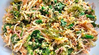 WAJIB COBA !!! Resep Urap Sayur Bumbu Mentah Ga Gampang Basi | Rasanya super lezat