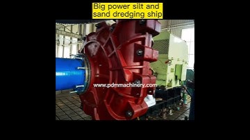 Big power silt and sand dredging ship