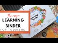 Toddler learning folder the ultimate bundle  mega learning binder
