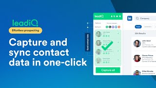 Leadiq Identify Find, Capture, And Sync Contact Data For Prospecting