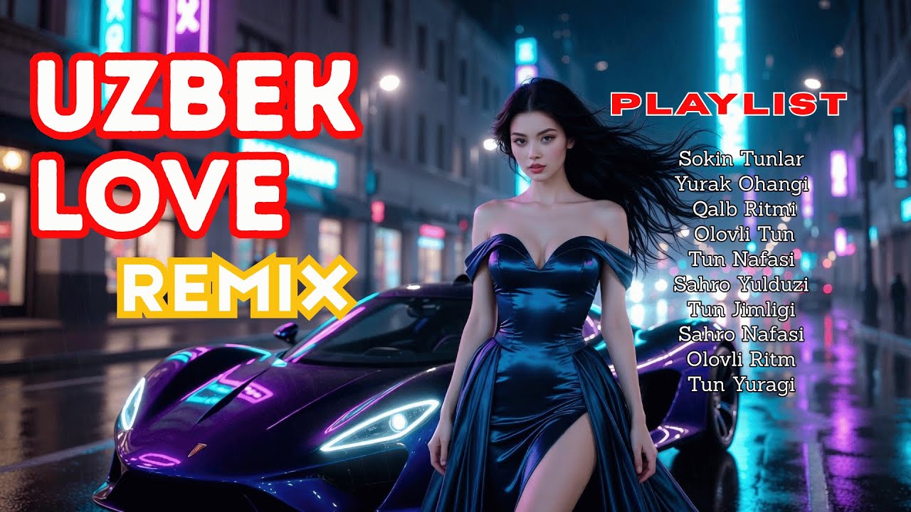 Qalbimda Faqat Sen 💞 | Pure Uzbek Romantic Remix