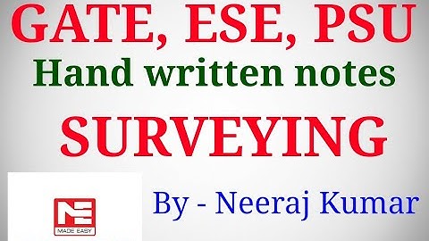 Sources of error - surveying -1