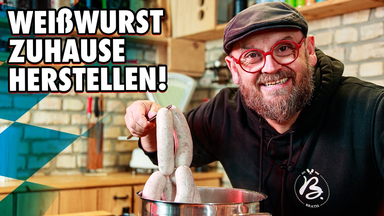 Weißwurst einfach selber machen 🥨 Zuhause in der Küchenmaschine