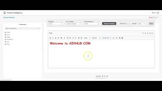 How to Create an Adhoc Report Using Text in AIV (Step-by-Step Beginner Guide)