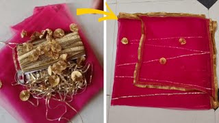 How to Attach Kiran Lace on Dupatta in Professional Style | Kiran Lace Tutorial | Duppata Lace