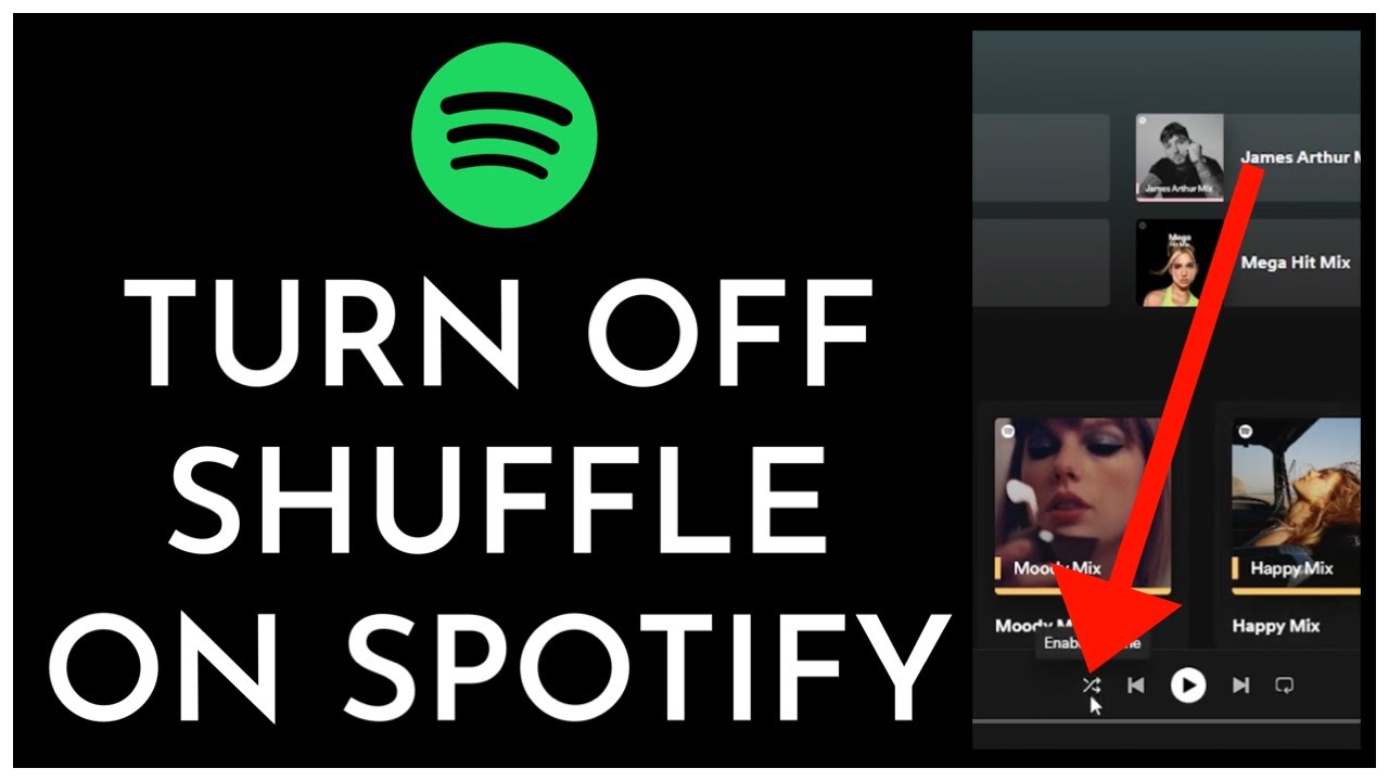 How To Turn Off Shuffle On Spotify (2023) | Spotify Tutorial - YouTube