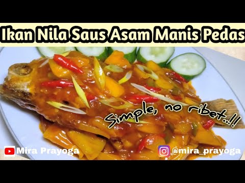 IKAN NILA SAUS ASAM MANIS PEDAS - YouTube