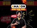 Amazon Work From Home Jobs 2026 Apply Online #amazon #workfromhome