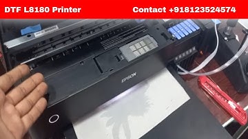 L8180 DTF with Roll to roll Printer with smart roll Software