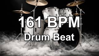161 BPM Rock Drum Beat for Musical Practice