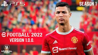 eFootball PES 2022 (Version 1.0.0.) - Manchester United vs. Arsenal - PS5 Gameplay | 4K