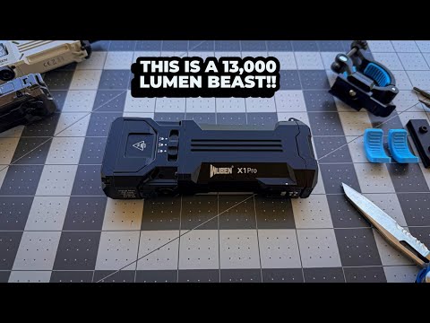 13,000 Lumen Beast Has Built In Fan!!!  Wuben X1 Pro.  | 4k Review