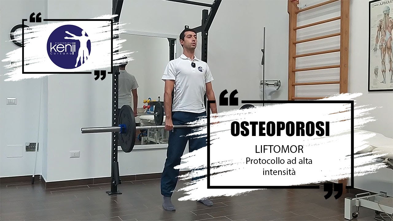 Osteoporosi: esercizi ad alta intensità - sono sicuri??