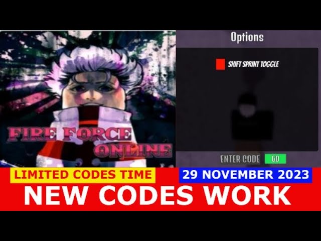 🔥2 NEW CODES for FIRE FORCE ONLINE Roblox in August 2023 🔥 Codes for  Roblox TV 