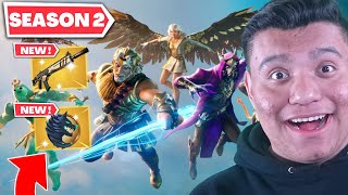 Fortnite SEASON 2 is HERE! (Greek God Mythic Powers)