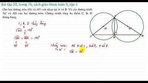 Bt 20 sgk toán 9 tập 2 trang 76