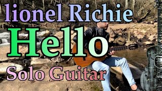 Lionel richie .. Hello .. solo guitar ليونيل ريتشي مرحبا جيتار صولو