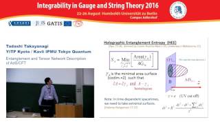 Tadashi Takayanagi  - Quantum Entanglement and Tensor Network Description of AdS/CFT
