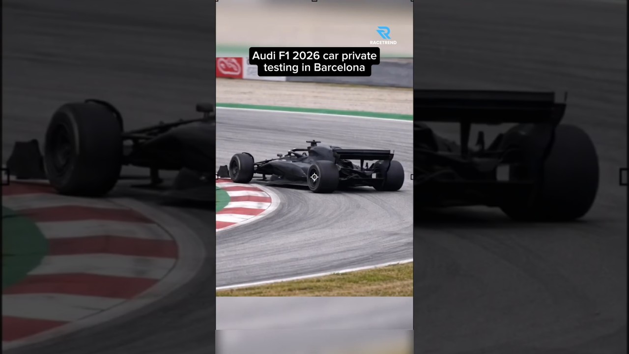 Audi 2026 F1 car testing in Barcelona 🏎 