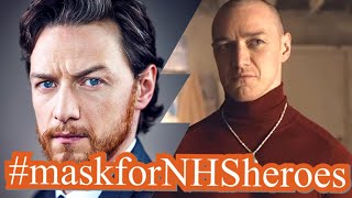 James Mcavoy shares gratitude for #NHS on instagram live