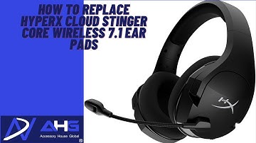 HyperX Cloud Stinger Core Wireless 7.1 ear pads installation by AHG