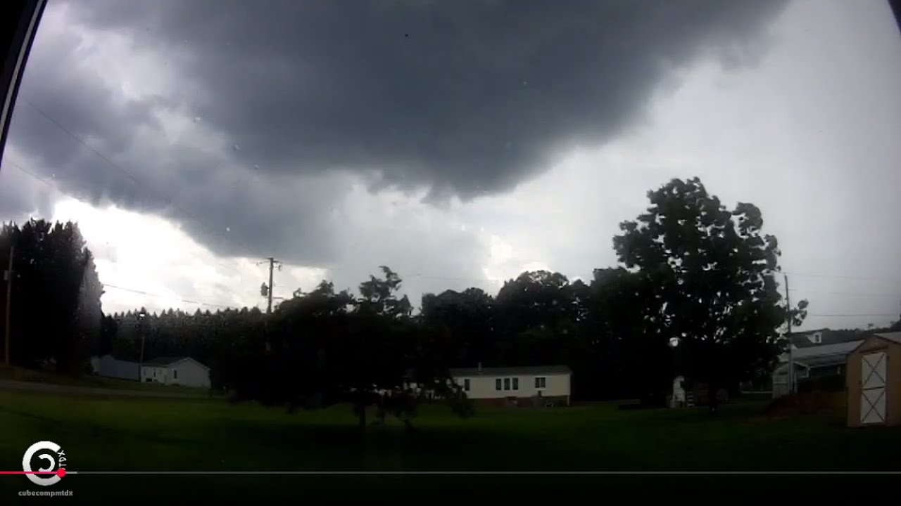 Popup thunderstorm with gusty winds - 6-16-2025 (Indoor South) - YouTube