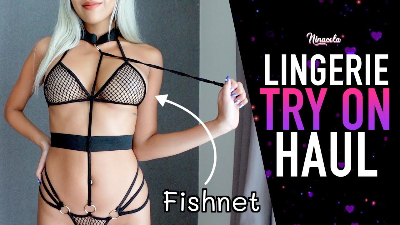 Lingerie Try on haul - Sexy Fishnet Outfit (2022) - YouTube