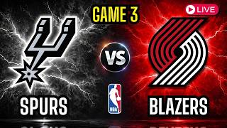 San Antonio Spurs vs Portland Trail Blazers - Game 3 NBA Playoffs Live Stream Color Radio Broadcast