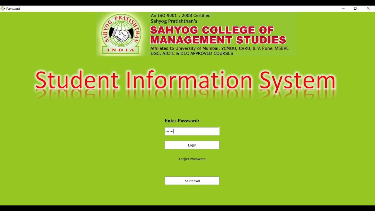 Student Information Systems Using Core Java - YouTube