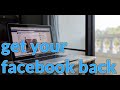 get your Facebook back طريقة لتخطي طلب الهوية على الفيسبوك وفتح حسابك من جديد HD