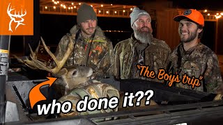 WHO shot this GIANT BUCK??? | The Boy's Trip with Willie!! part 2/3