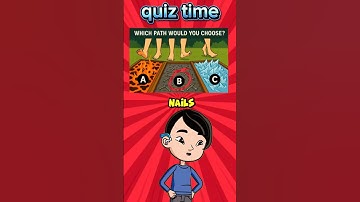 WHICH PATH WOULD YOU CHOOSE?#quiz #quiz time#quiz challenge#facts