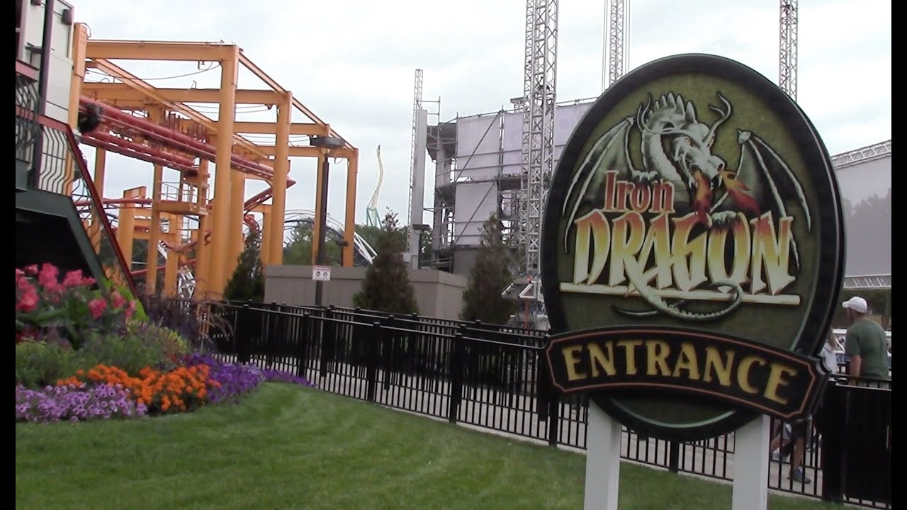 Iron Dragon Review Cedar Point Arrow Suspended Roller Coaster YouTube