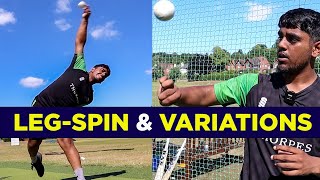 REHAN AHMED Wrist-Spin | How To Bowl LEG-SPIN & Variations | GOOGLY, TOP-SPIN, SLIDER, FLIPPER