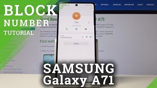 How to Block a Number in Samsung Galaxy A71 – Create a Blacklist screenshot 5