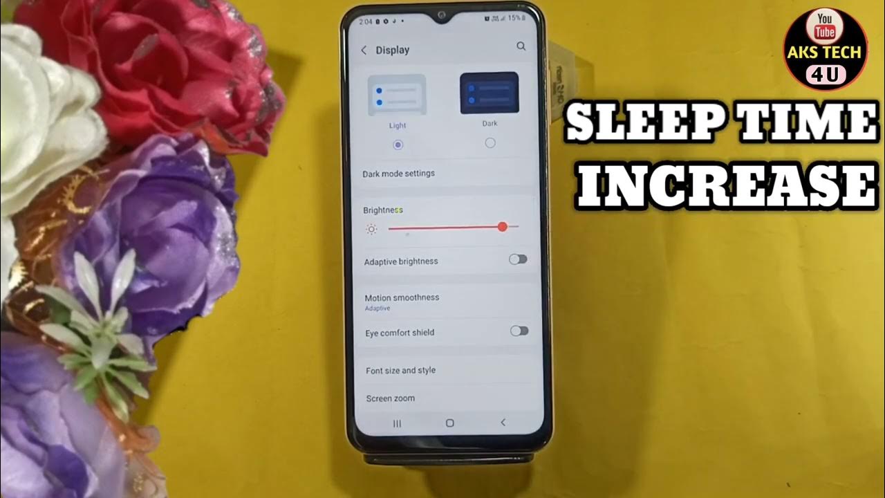 how-to-increase-screen-timeout-in-samsung-galaxy-a04e-youtube