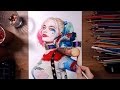 Suicide Squad : Harley Quinn (Margot Robbie) - Speed drawing