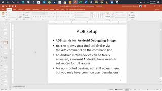 Mobile Application Development (CS-421) Lecture  2 Part 2