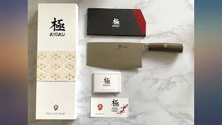 KYOKU 7 Inch Vegetable Cleaver - Daimyo Series - Vegetable Knife with Ergonomic revieww
