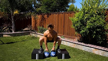 Deficit Dual KB Sumo Squat