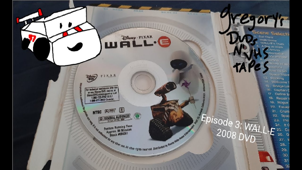 Gregory S Dvd S N Vhs Tapes Episode 3 Wall E 08 Dvd Youtube Gregory S Dvd S N Vhs Tapes Episode 3 Wall E 08 Dvd Youtube