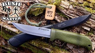 Нож Cold Steel Finn Hawk против Mora Bushcraft Black. Ножи для леса.