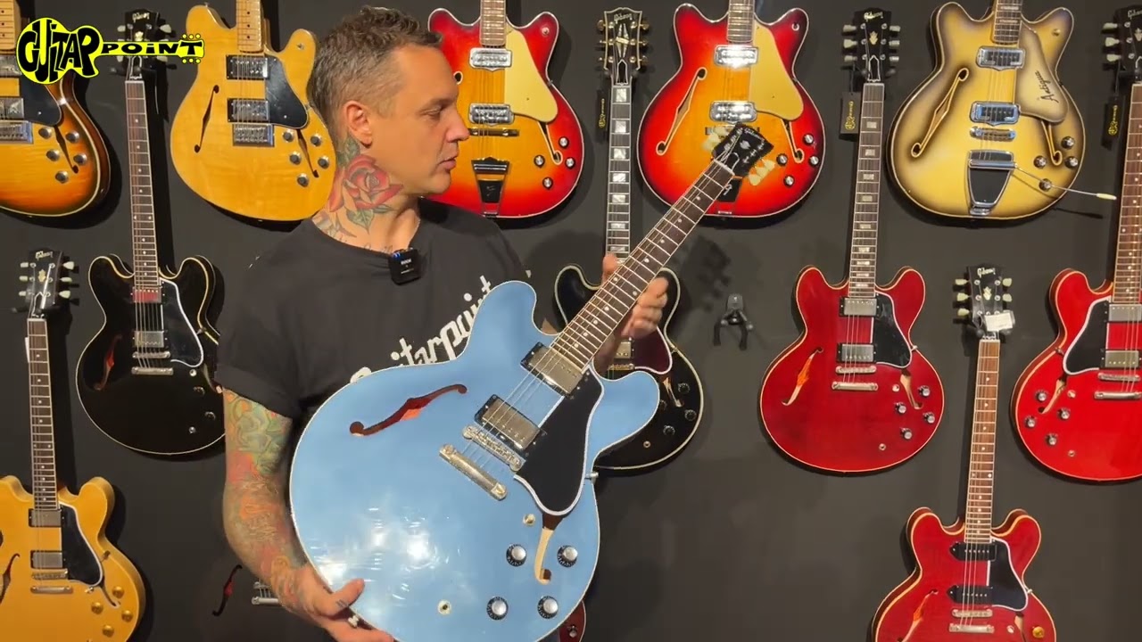 Gibson Custom Shop 1959 ES-335 Murphy Lab Light Aged – Pelham Blue 