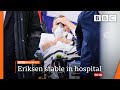 Christian Eriksen: Denmark midfielder 'awake' after collapsing on pitch @BBC News live 🔴 BBC