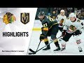 NHL Highlights | Blackhawks @ Golden Knights 11/13/19
