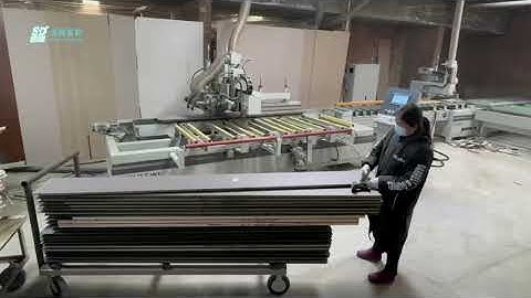 SUDIAO CNC Production Line for Door Frames Fixed width & fixed length processing