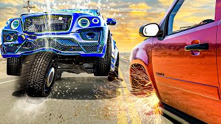 Realistic Cars And Trucks Traffic Crashes #02 | BeamNG.Drive