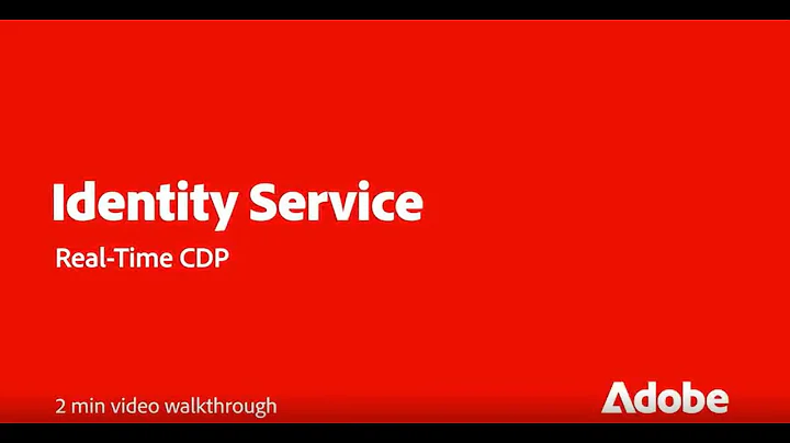 Identity Service in Real-Time CDP | Adobe for Business